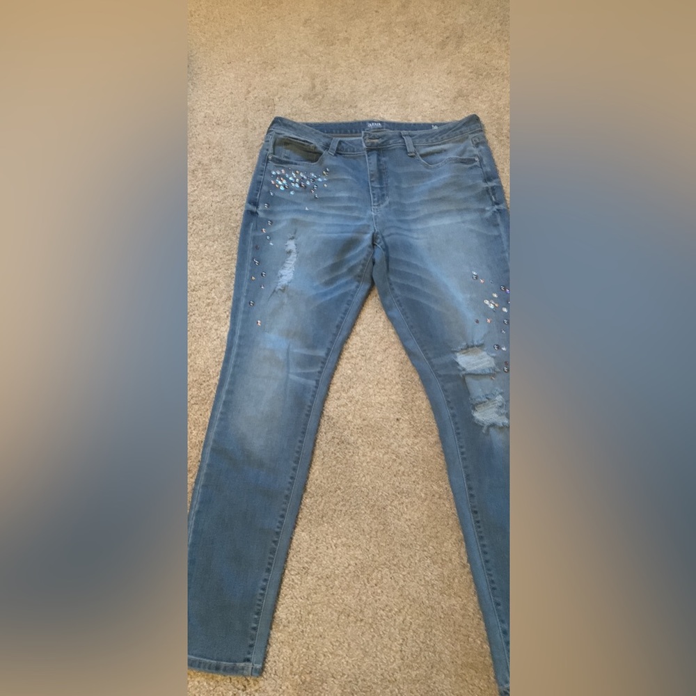 a.n.a women’s skinny jeans size 14